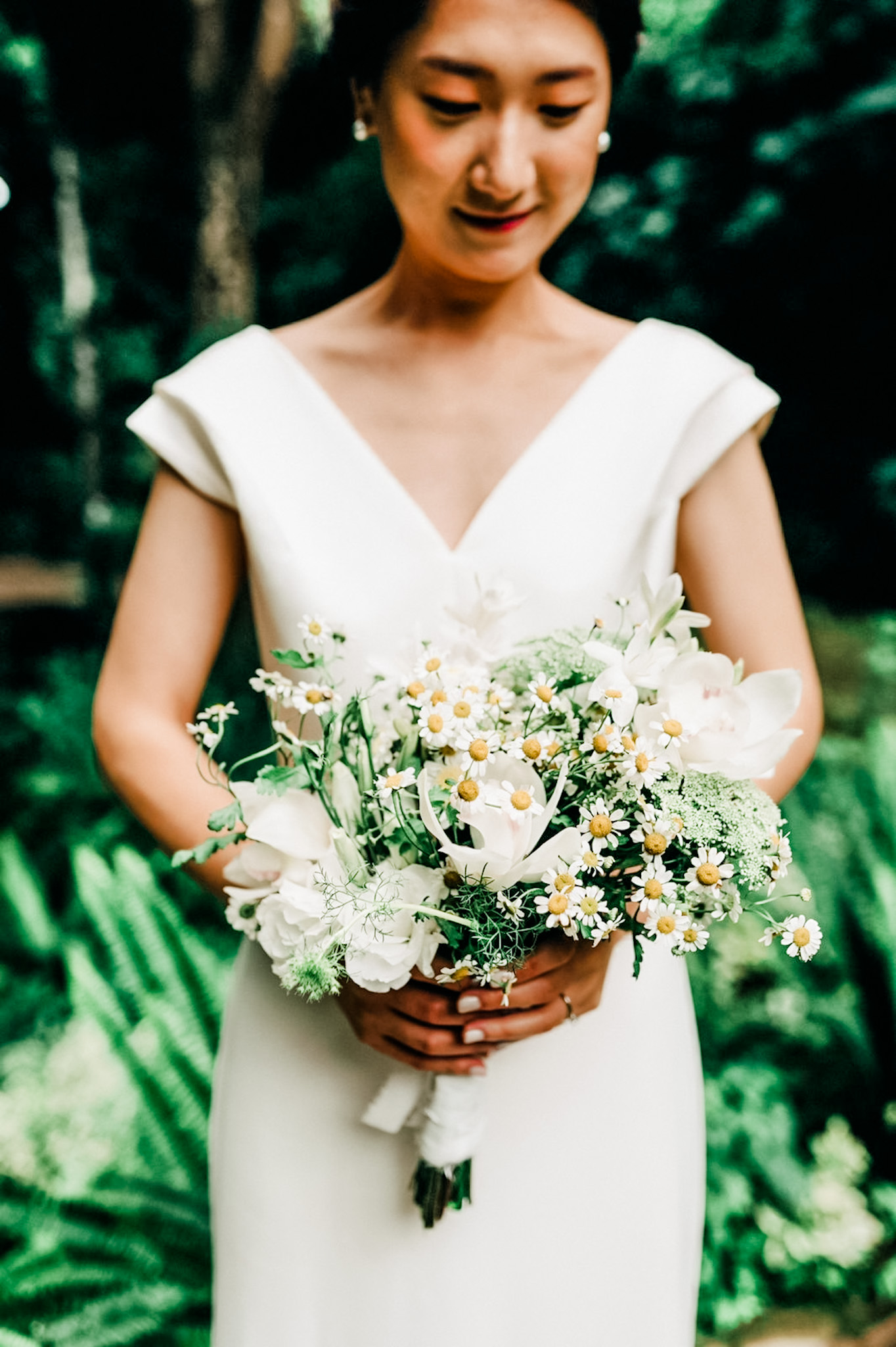Novia con ramo de flores — Abeja Flowers Guatemala
